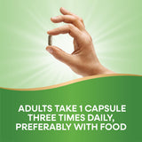 Forme végan Nature's Way Tanacetum parthenium respectant les choix alimentaires.