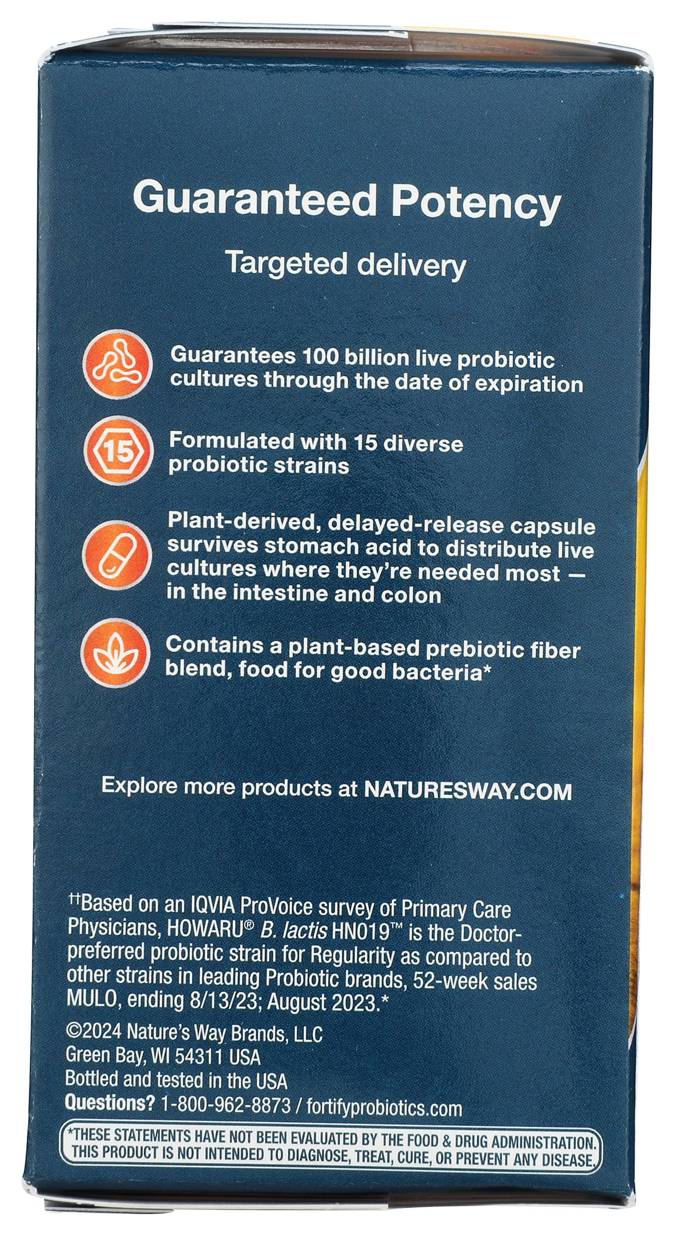 Nature's Way Fortify Optima – capsules résistantes à l'acide gastrique