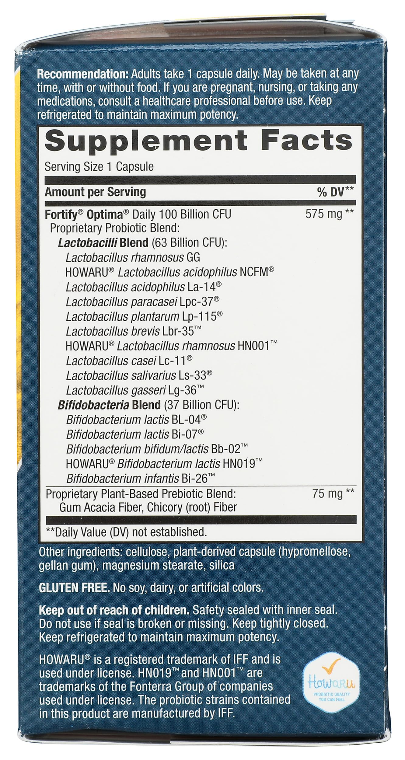 Nature's Way Fortify Optima – flacon innovant garantissant 100 milliards jusqu'à expiration