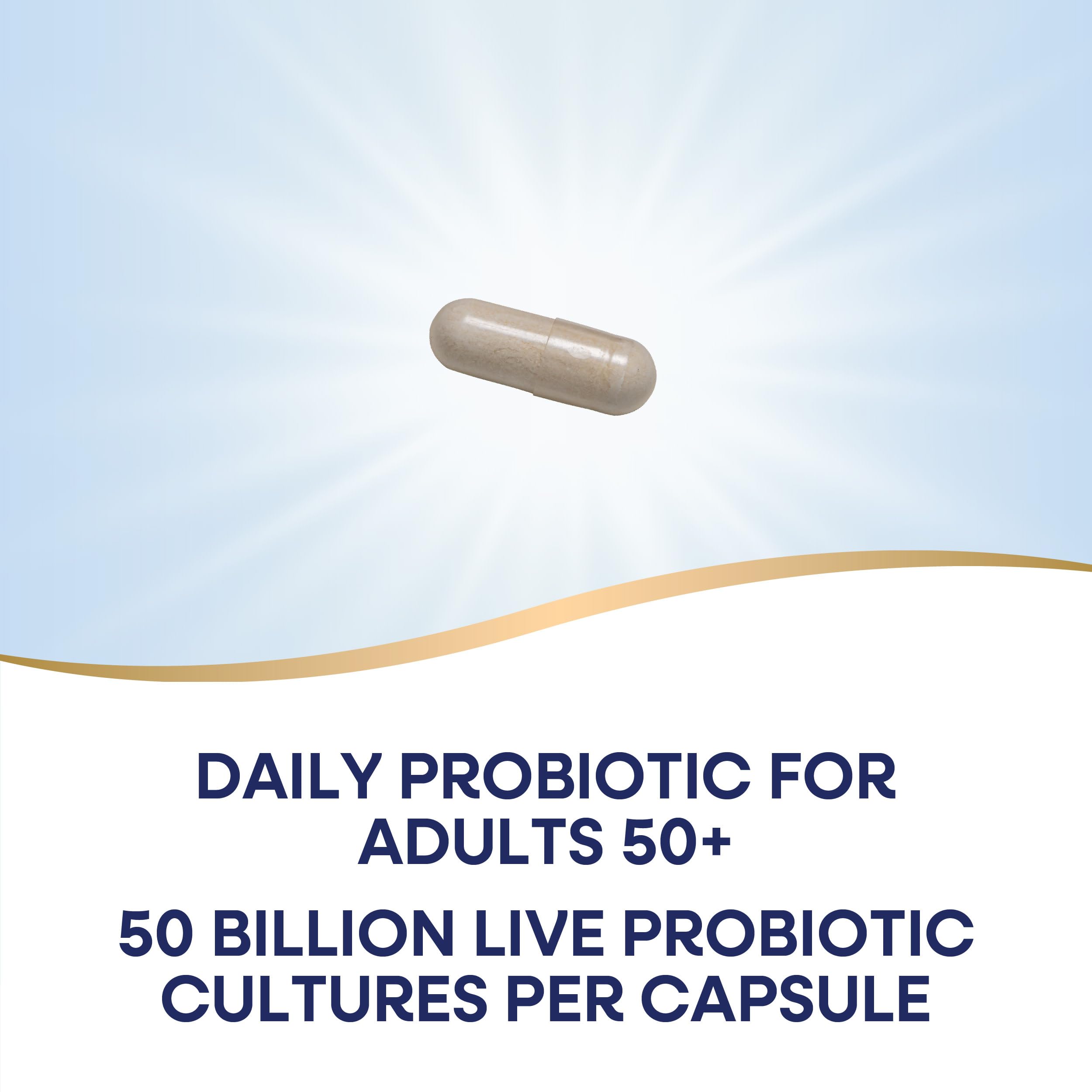 Nature's Way Fortify Optima Probiotic — capsule journalière pratique pour adultes 50+.