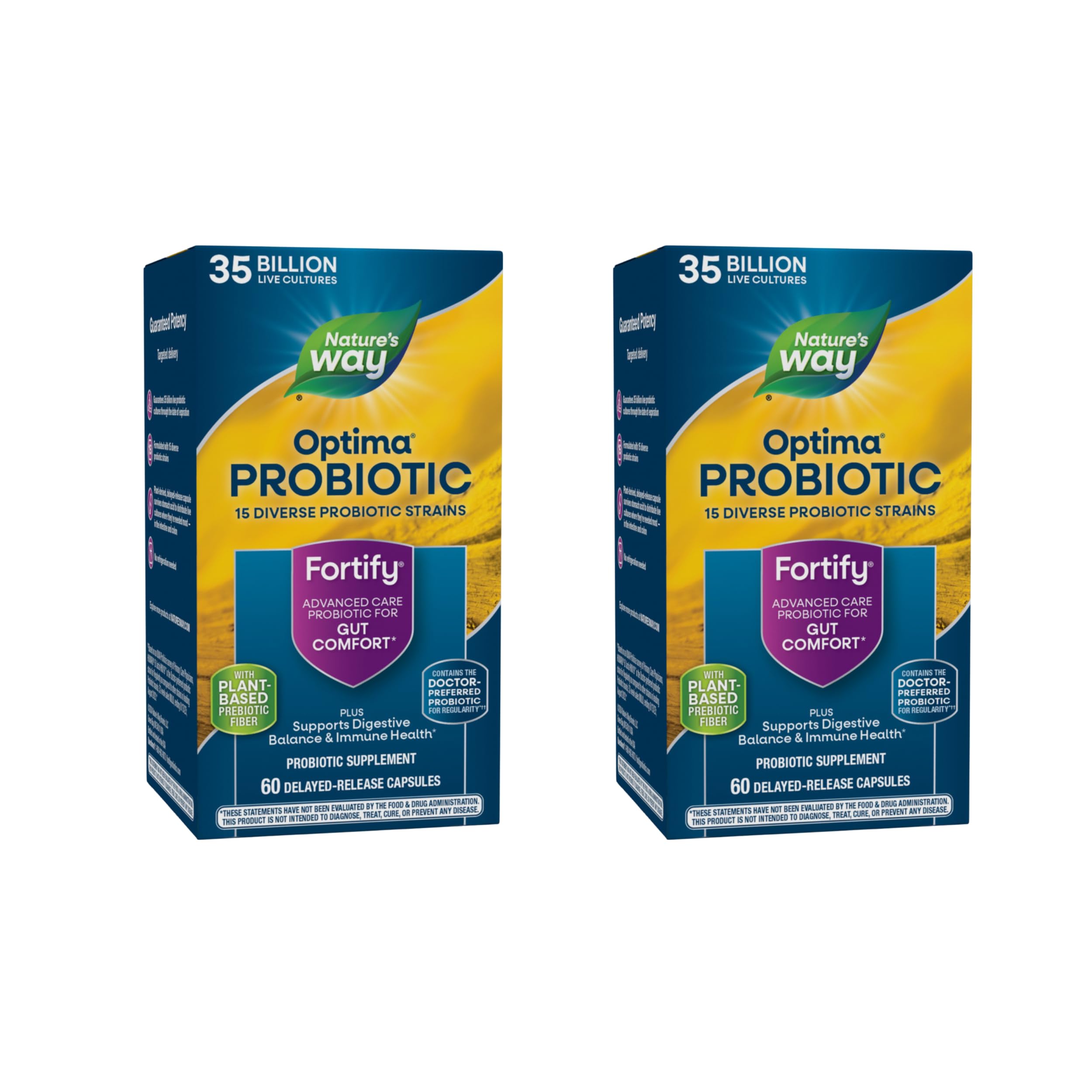 Nature's Way Fortify Optima – bouteille en vue, dosage quotidien pratique.