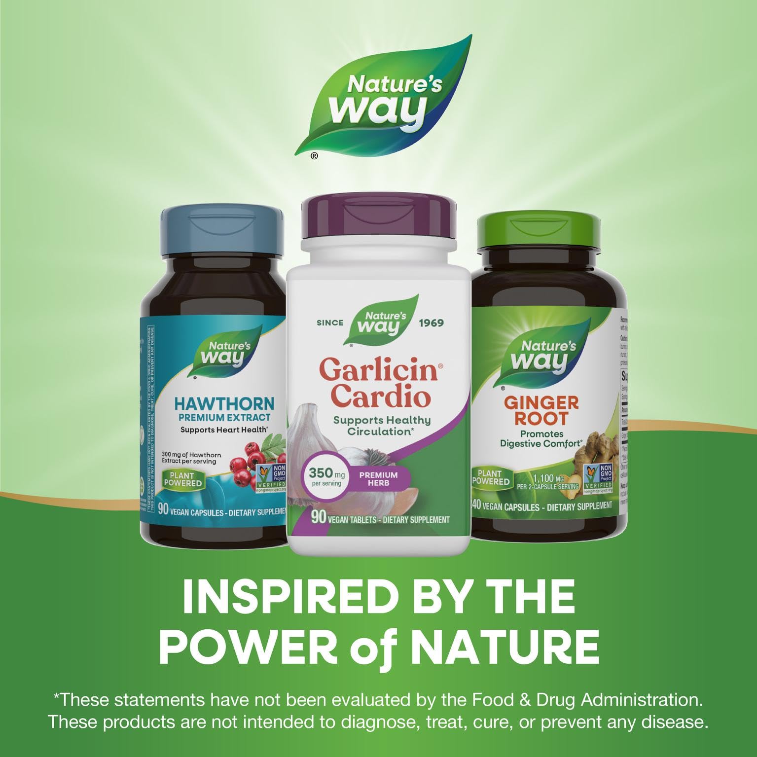 Nature’s Way Garlicin Cardio - verre d’eau et comprimé prêt à l’ingestion.