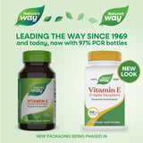 Gelules Nature's Way vitamine E pour une prise quotidienne pratique.
