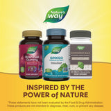 Plus de 50 ans d'expertise Nature's Way en compléments.