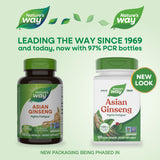 Nature's Way Ginseng asiatique – capsules faciles à avaler pour une utilisation quotidienne.
