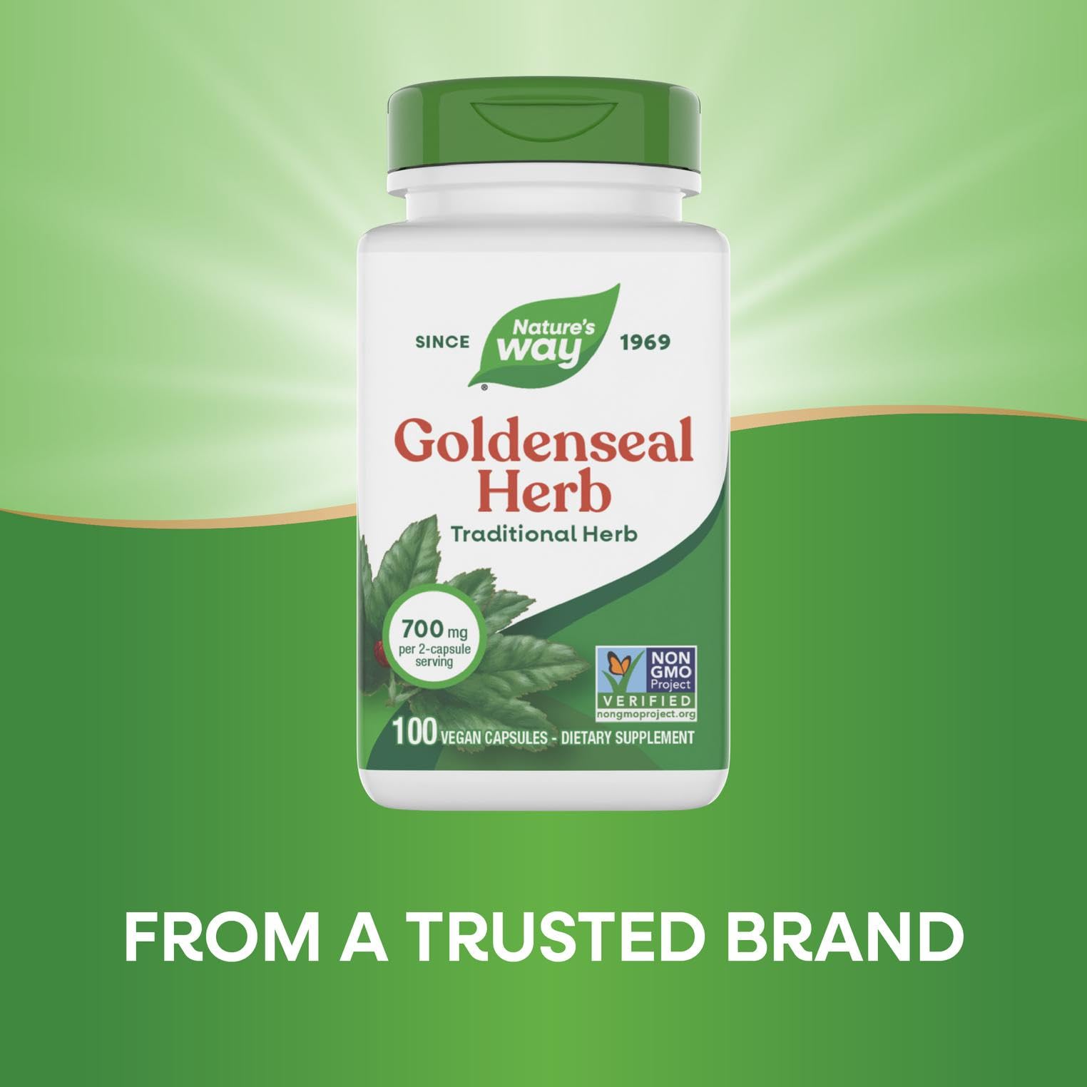 Certificat Non-GMO Project Verified sur Goldenseal Nature's Way