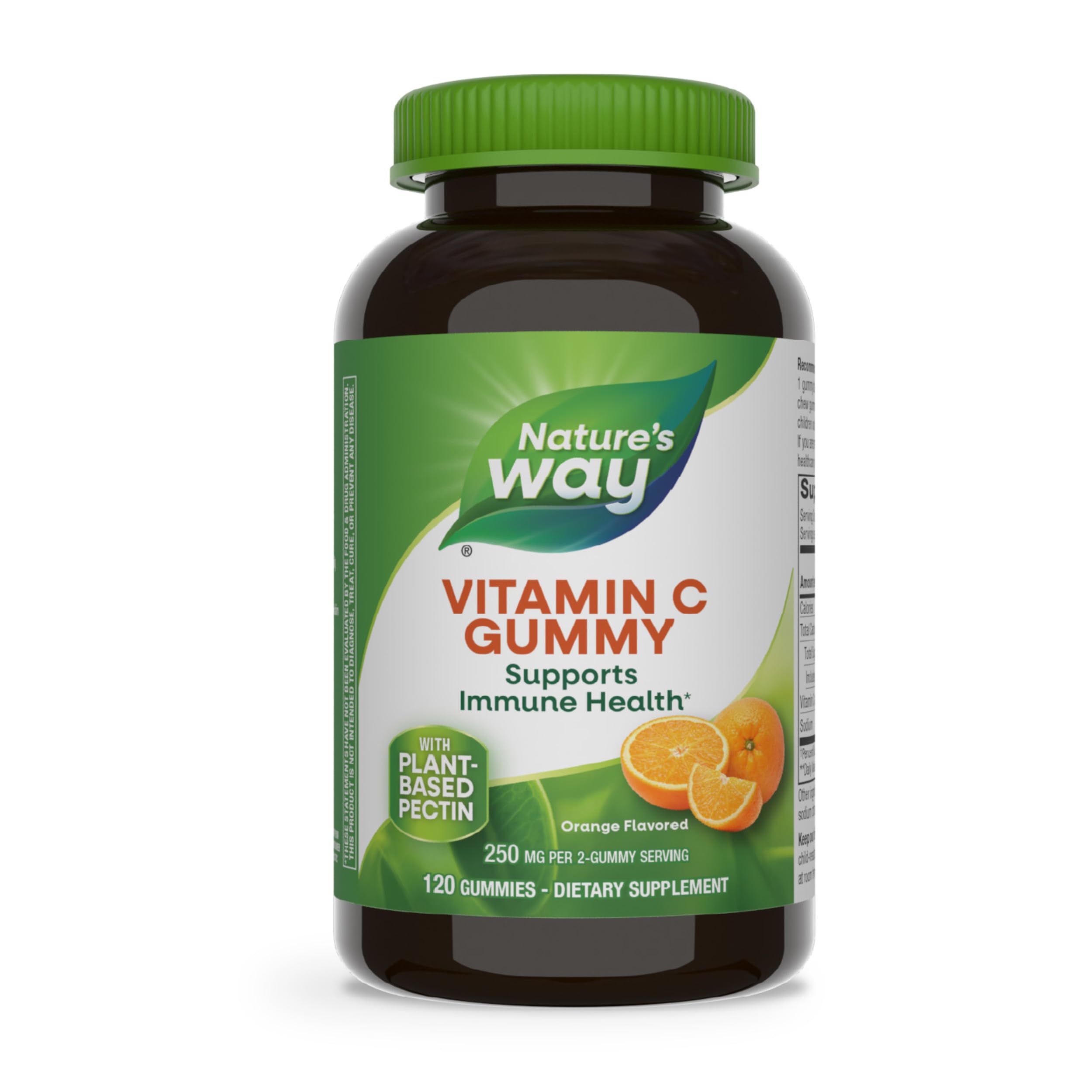 Nature's Way Gomme vitamine C – bouteille colorée, apport quotidien pratique