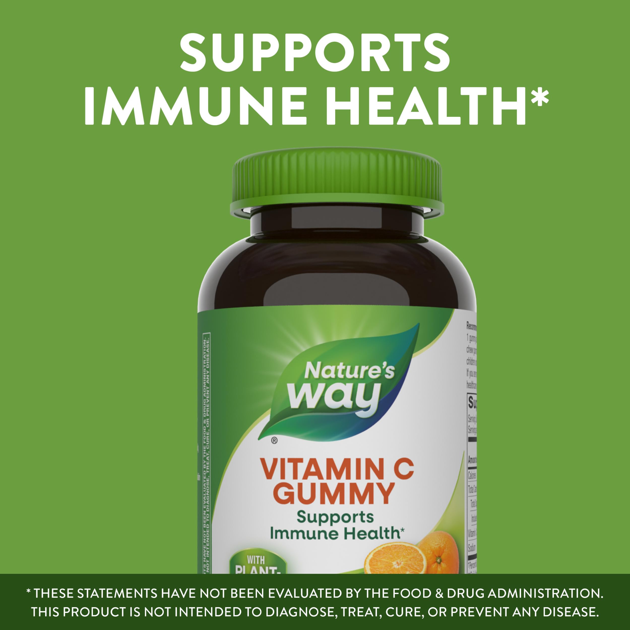 Nature's Way Gomme vitamine C – idéal pour enfants 4 ans et plus, prise quotidienne