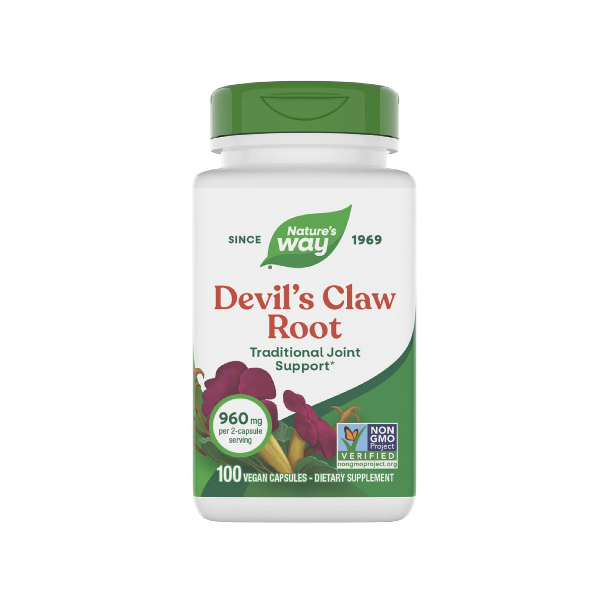 Nature's Way Griffe du Diable Emballage – présentation claire et informative.