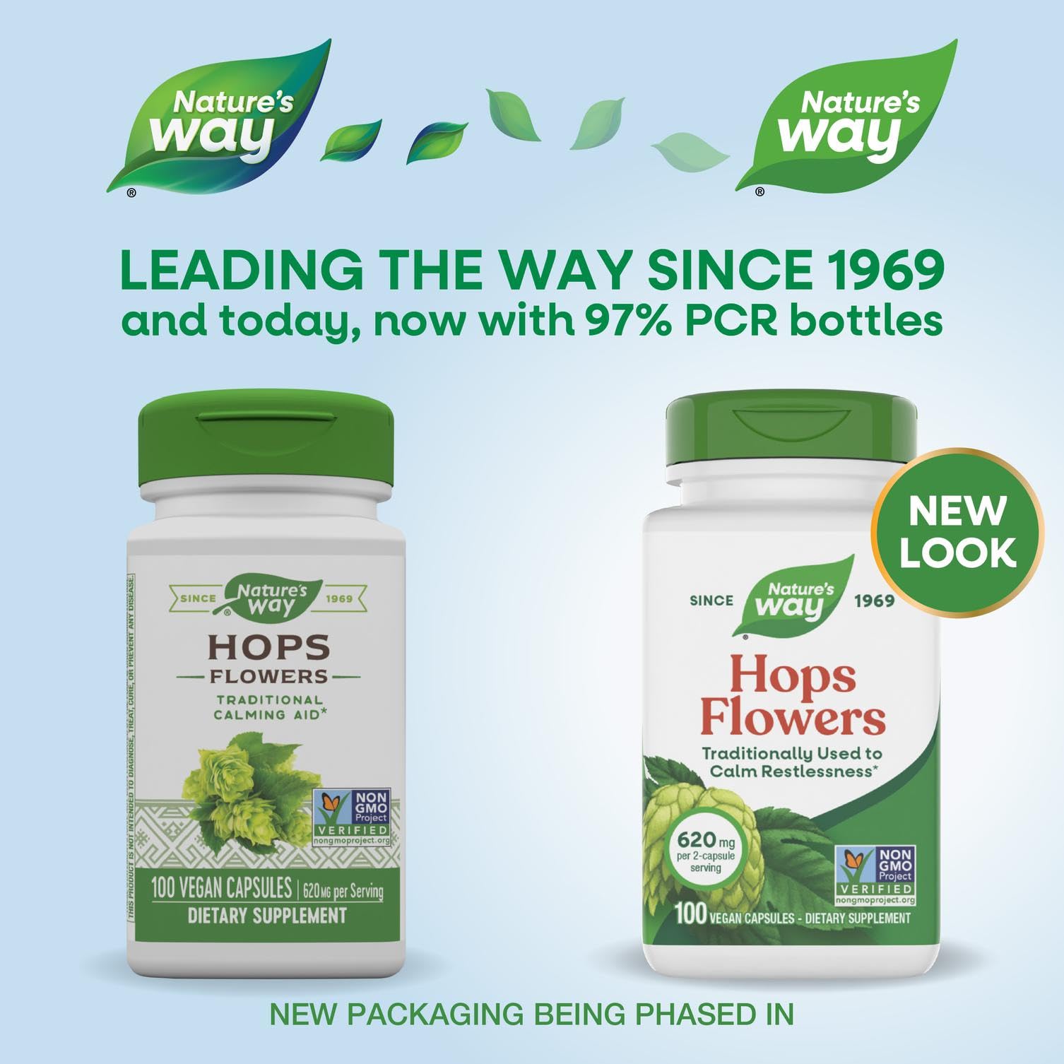 Nature's Way Houblon Fleurs – capsules pratiques pour votre routine quotidienne.