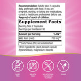 Nature's Way igname sauvage, gélules, dosage quotidien potentiel pour le bien-être féminin.