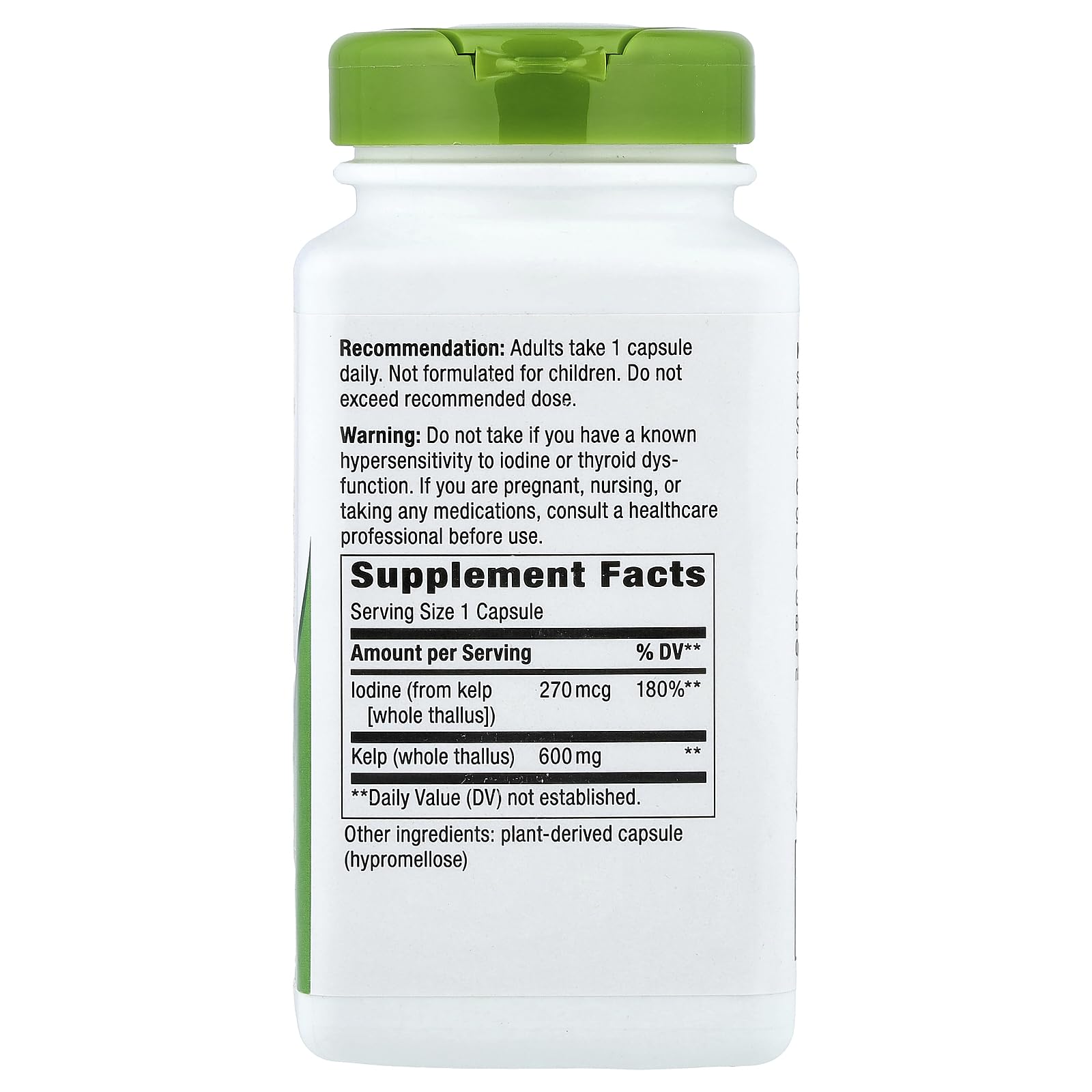 Nature's Way Kelp — bouteille pack de 2, pratique pour une utilisation durable.