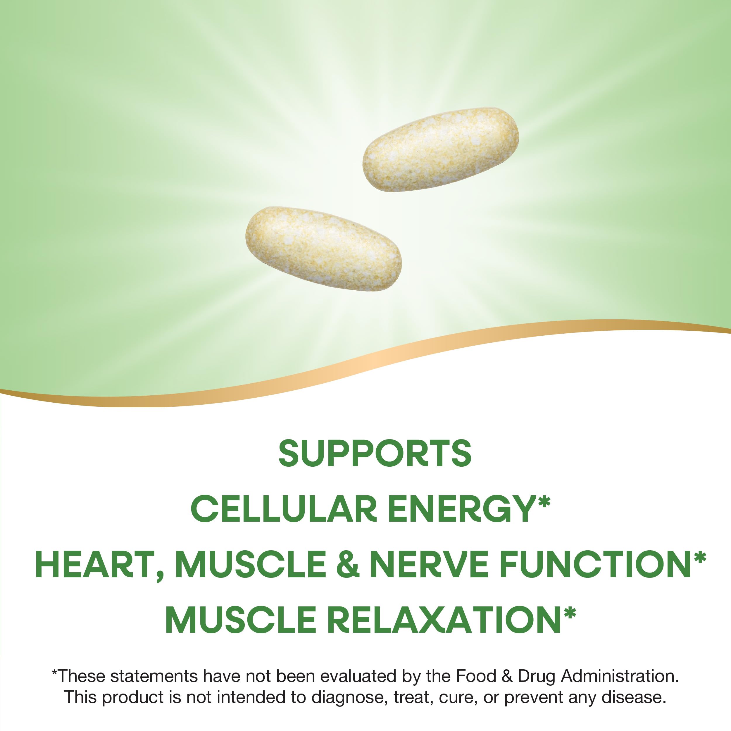 Nature's Way Krebs Magnesium Potassium Complexe, tablettes pratiques pour énergie constante.