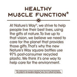 Nature's Way Magnesium Complex – ingrédients détaillés sans gluten ni additifs artificiels.