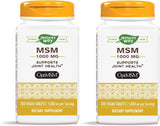Nature's Way MSM 1000 mg - bouteille: soutien potentiel à la mobilité quotidienne.