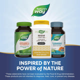 Nature's Way MSM 1000 mg - fiche nutritionnelle: informations essentielles et usage.