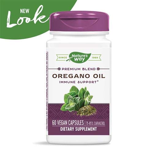 Nature's Way Oregano Oil: 75-85% carvacrol, valeur standardisée visible