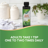 Dose quotidienne recommandée dans le flacon Nature's Way Organic Black Seed Oil.