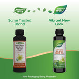 Goutte-dose sur le flacon Nature's Way Organic Black Seed Oil pour usage quotidien.