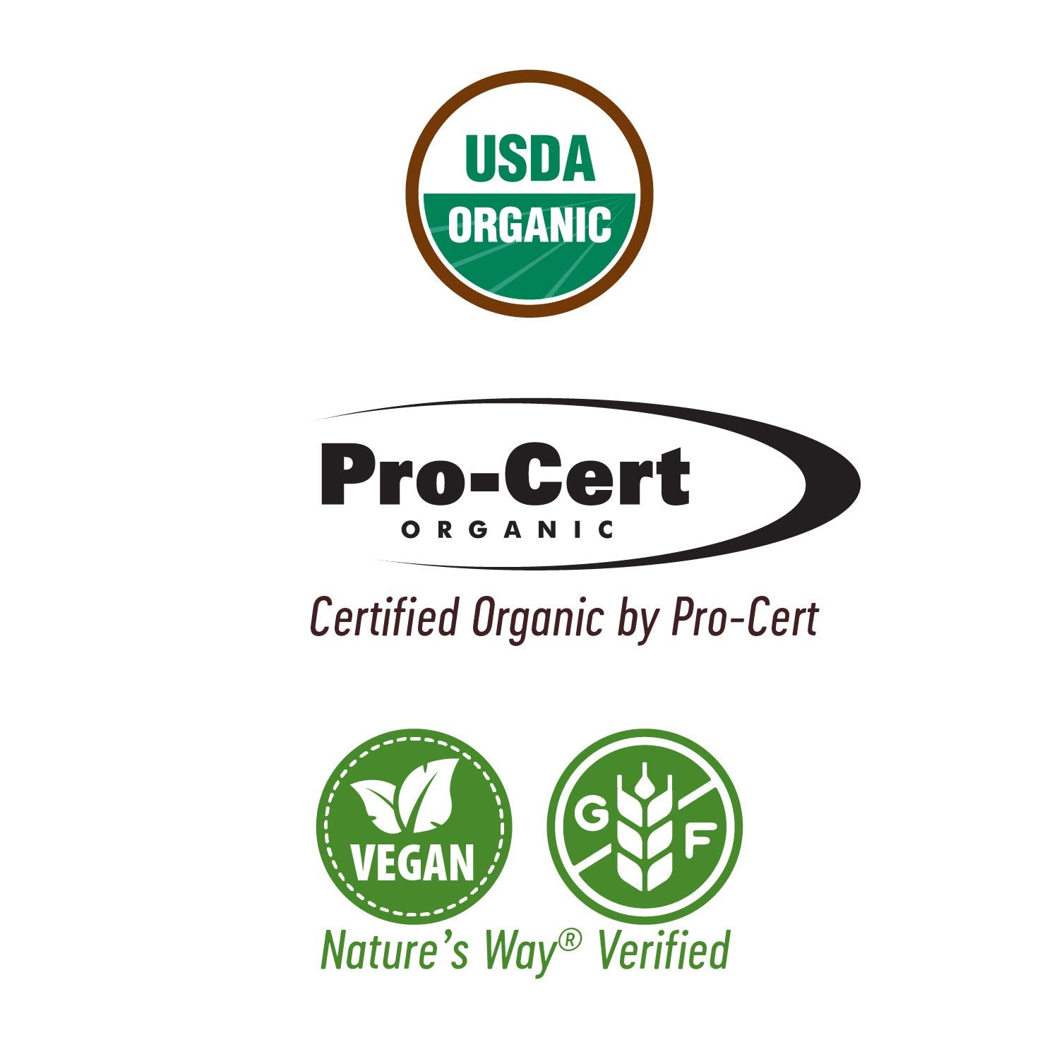 Nature's Way Organic Black Seed Oil vegan et sans gluten, adapté à certains régimes.