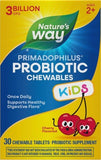 Étiquette Primadophilus clarté: ingrédients clés pour les enfants.