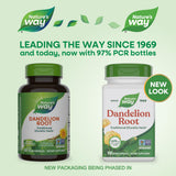 Nature's Way Racine de Pissenlit: emballage sans gluten et vegan pour tous.