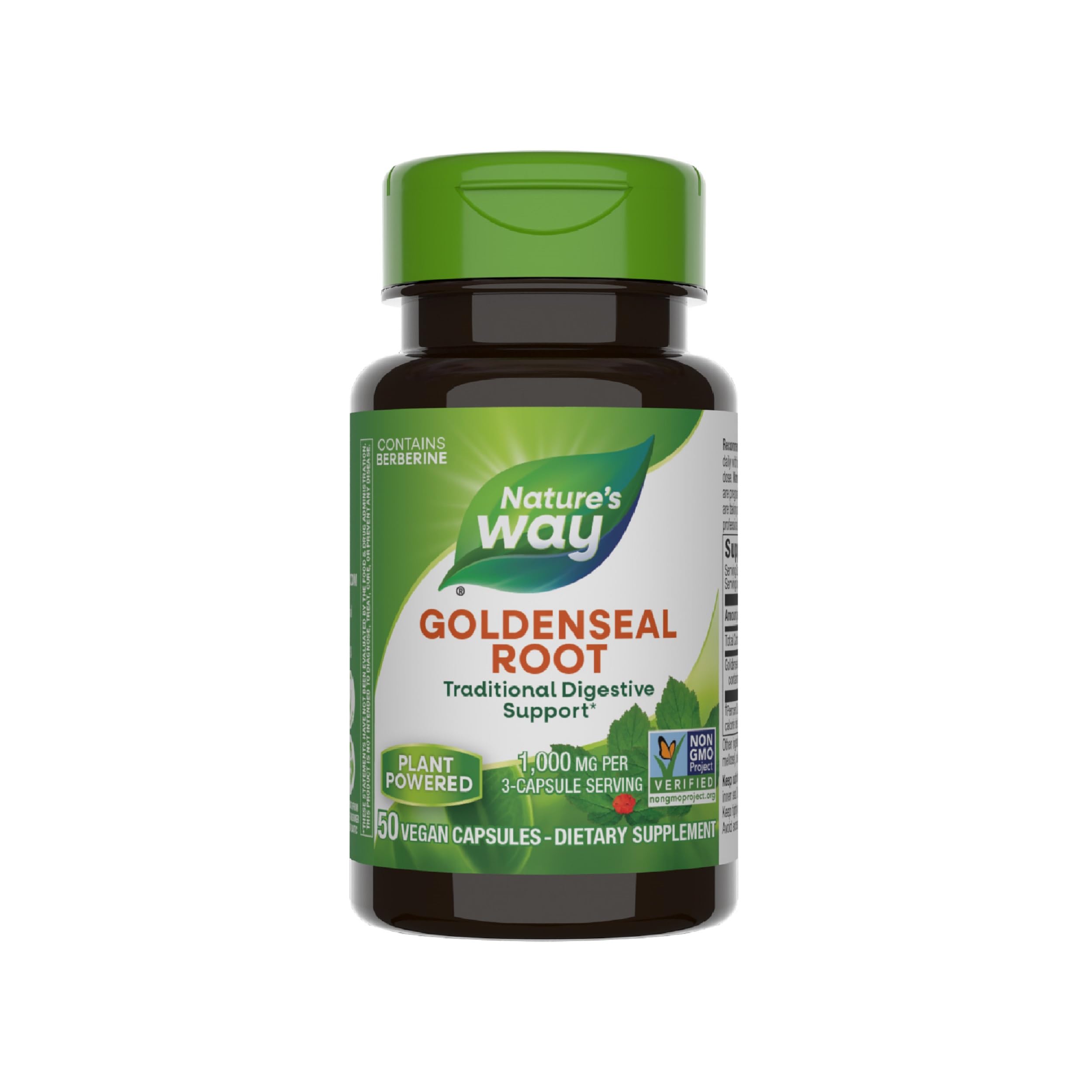 Nature's Way Goldenseal: capsules de racine et soutien digestif potentiel.