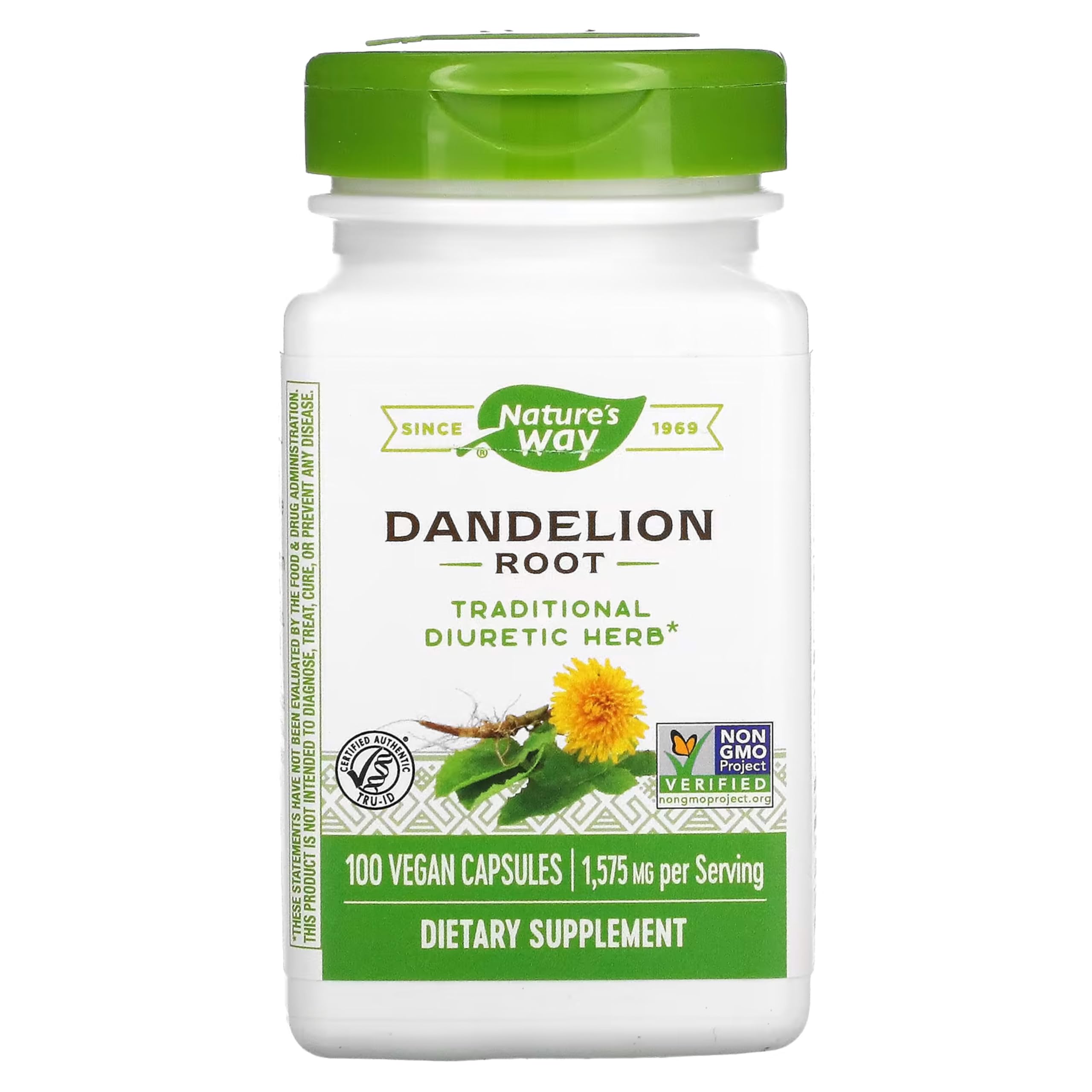 Nature's Way Racine de Pissenlit — emballage pratique pour routine quotidienne
