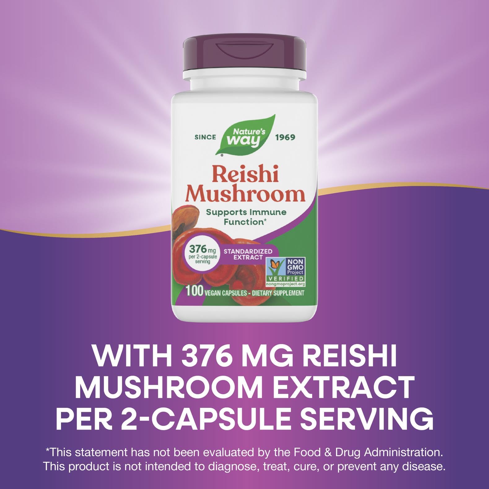 Origine Chine et traçabilité pour Nature's Way Reishi.