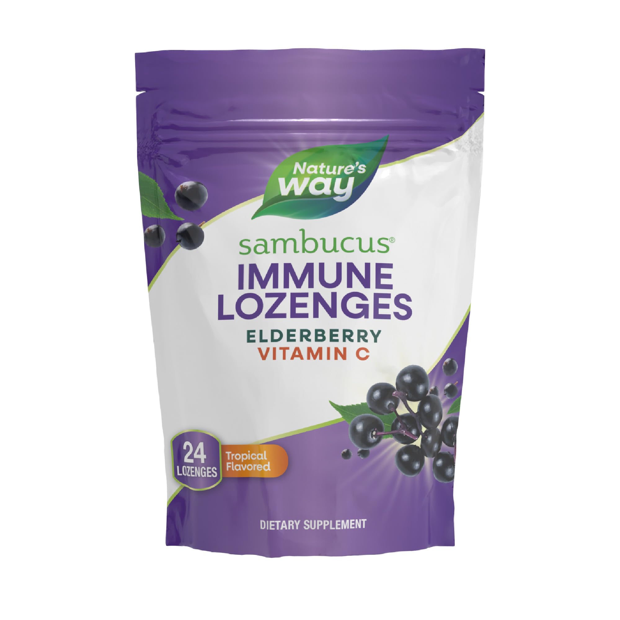 Pastilles Nature's Way Sambucus Immun emballage pratique pour le déplacement