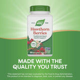 Nature's Way sans gluten aubépine – compatible avec un régime sans gluten.