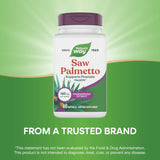 Nature's Way Saw Palmetto: origine Floride Everglades et récolte contrôlée