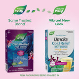 Nature's Way Soulagement rhume — sachets pelargonium sidoides, présentation pratique pour infusion chaude