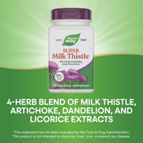Nature's Way Super Milk Thistle: emballage sans gluten adapté à un régime sans gluten