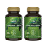 Nature's Way Super Milk Thistle – bouteille de capsules, usage quotidien pratique