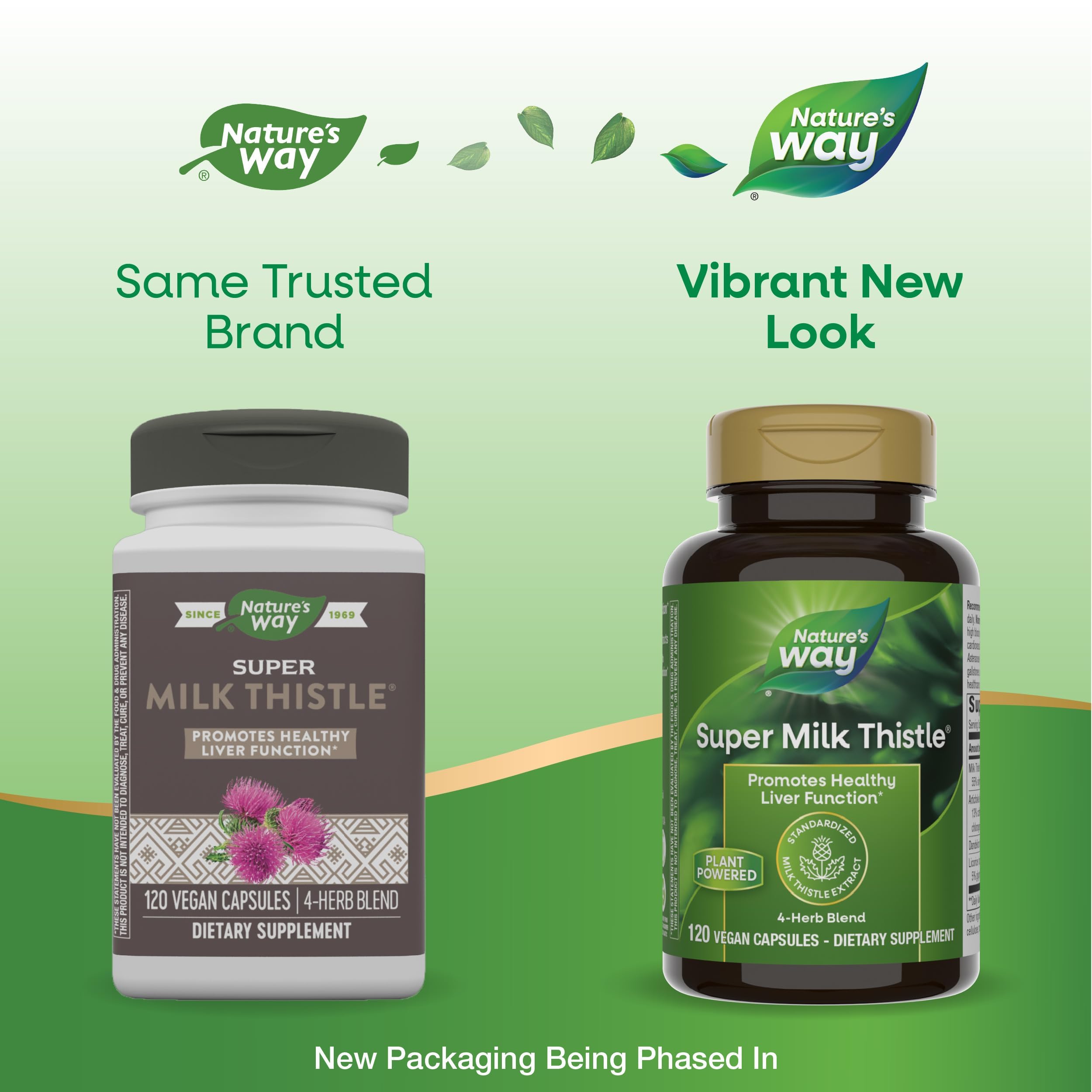 Nature's Way Super Milk Thistle – feuille-d-artichaut, soutien potentiel du foie au quotidien