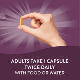 Nature's Way Turmeric Max Potency - sans gluten et capsules végétales sur l'étiquette