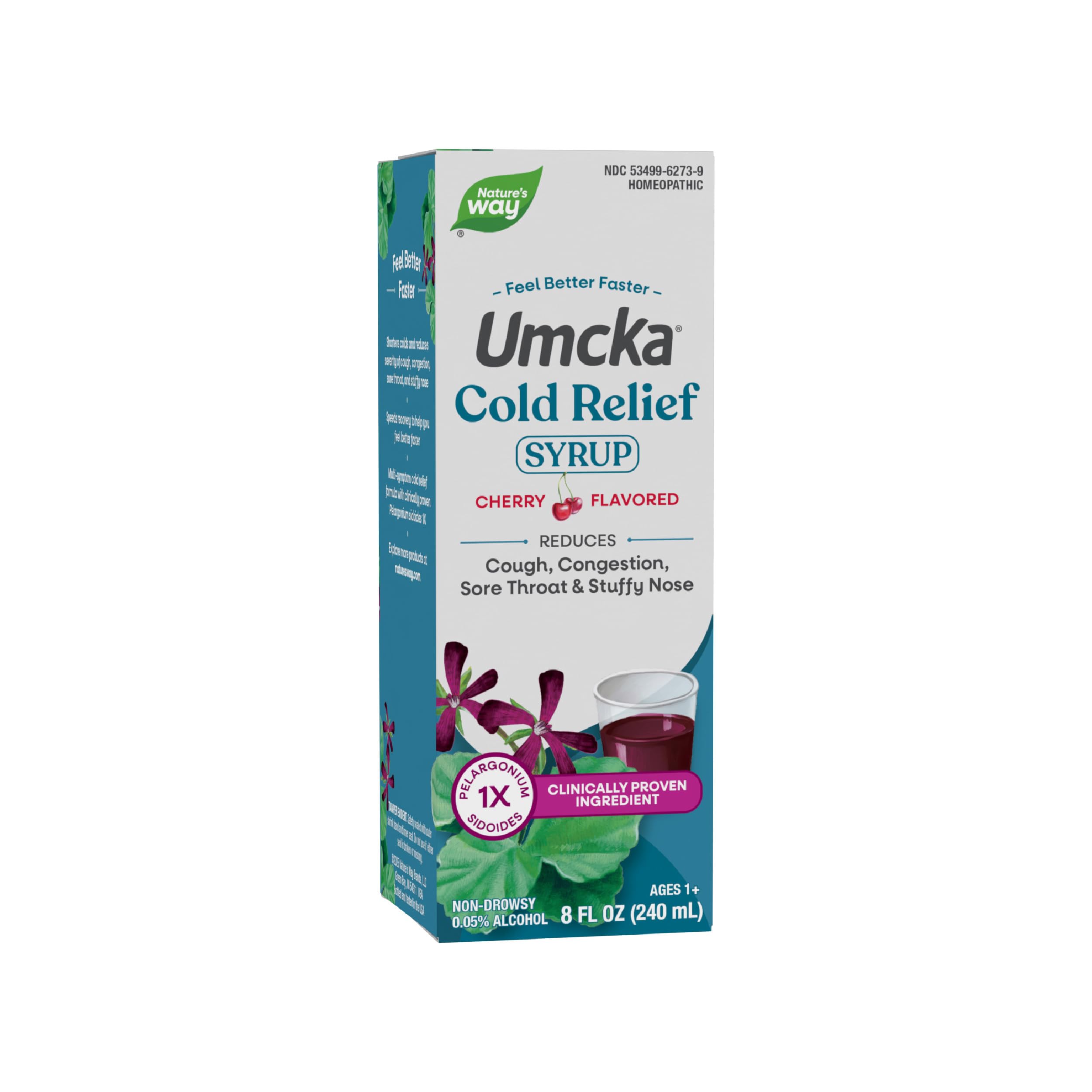 Nature's Way Umcka Sirope en bouteille pour le rhume