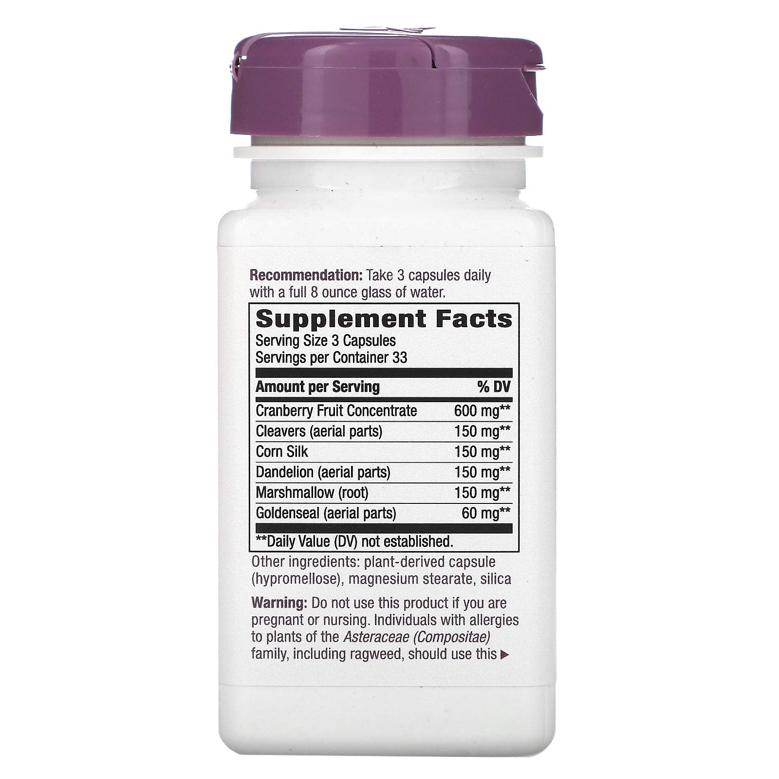 Nature's Way Urinary Formula – flacon, pour un soutien urinaire quotidien potentiel