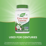 Nature's Way Uva Ursi étiquette et emballage pour la traçabilité.