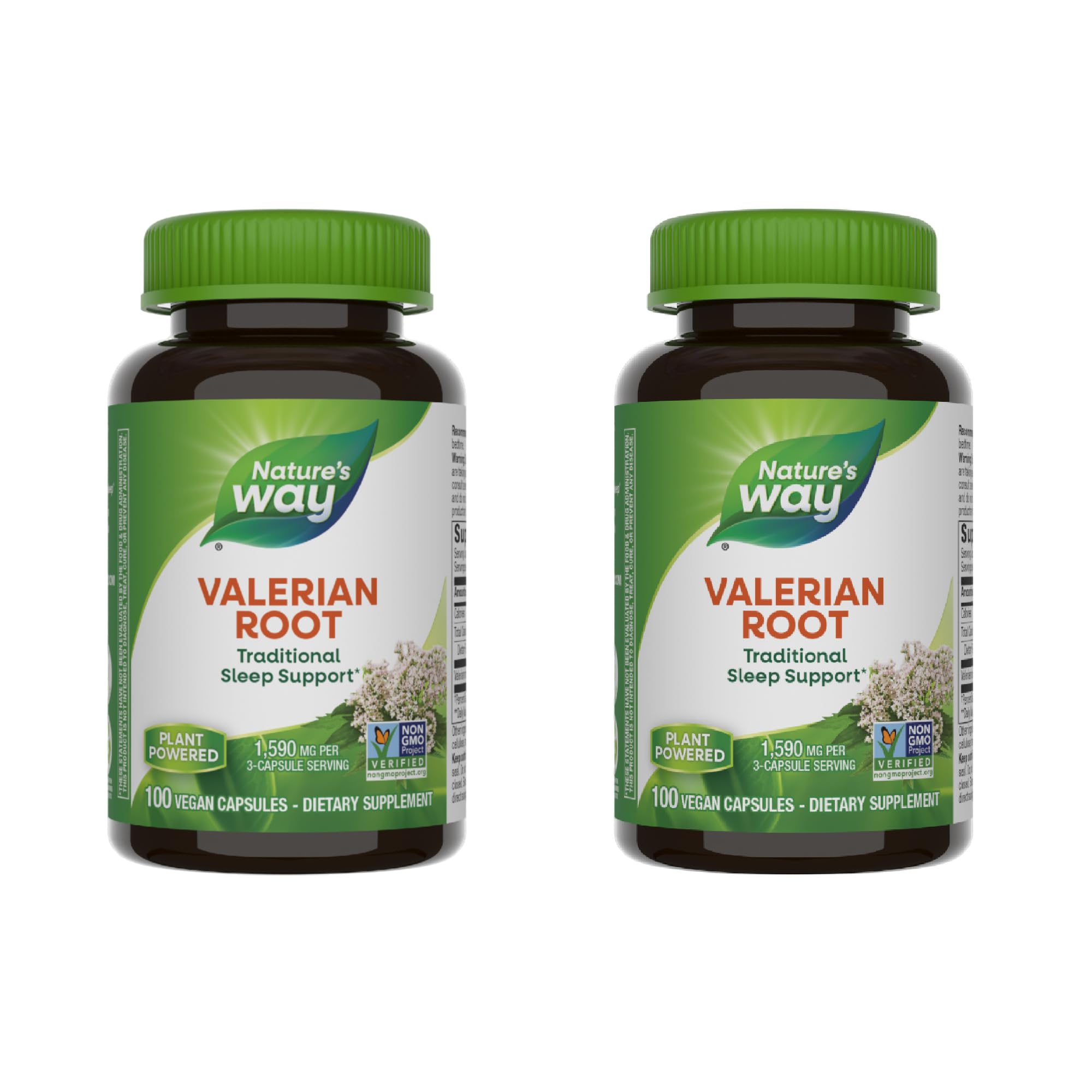 Nature's Way Valériane – bouteille montrant le complément pour un sommeil potentiel reposant