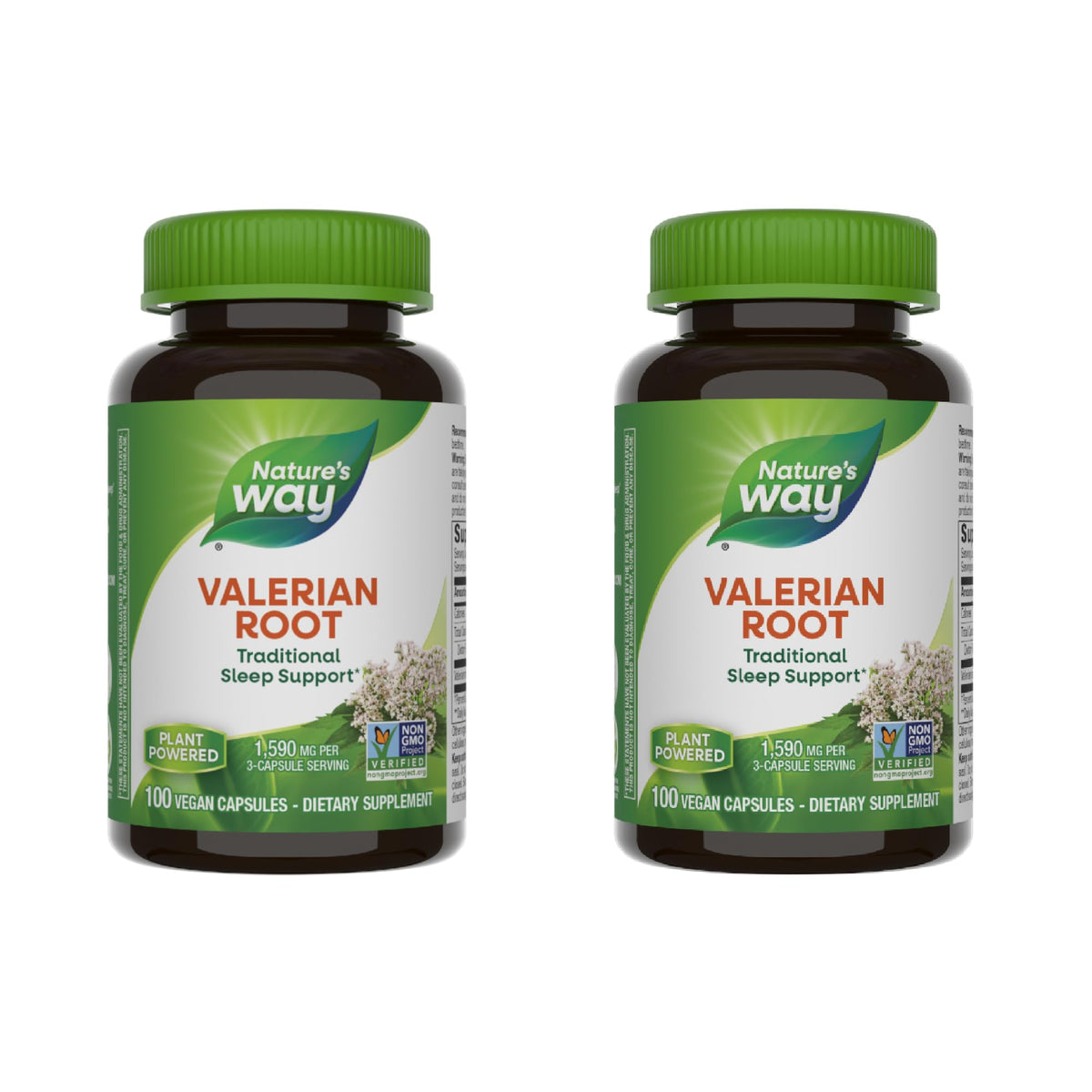 Nature's Way Valériane – bouteille montrant le complément pour un sommeil potentiel reposant