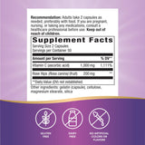 Gélules Nature's Way Vitamine C avec fruits d'églantier, prise pratique quotidienne