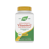 Nature's Way vitamine C bioflavonoïdes – bouteille 1000 mg et label clair montrant le dosage potentiel.