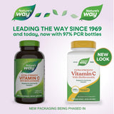 Capsules véganes Nature's Way vitamine C et bioflavonoïdes, usage quotidien possible.