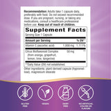 Nature's Way Vitamine C Bioflavonoïdes — capsules vegan pour soutien immunitaire potentiel.