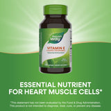 Nature's Way Vitamine E – étiquette claire et lisible.