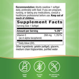Nature's Way Vitamine E – gélules molles prêtes à avaler.