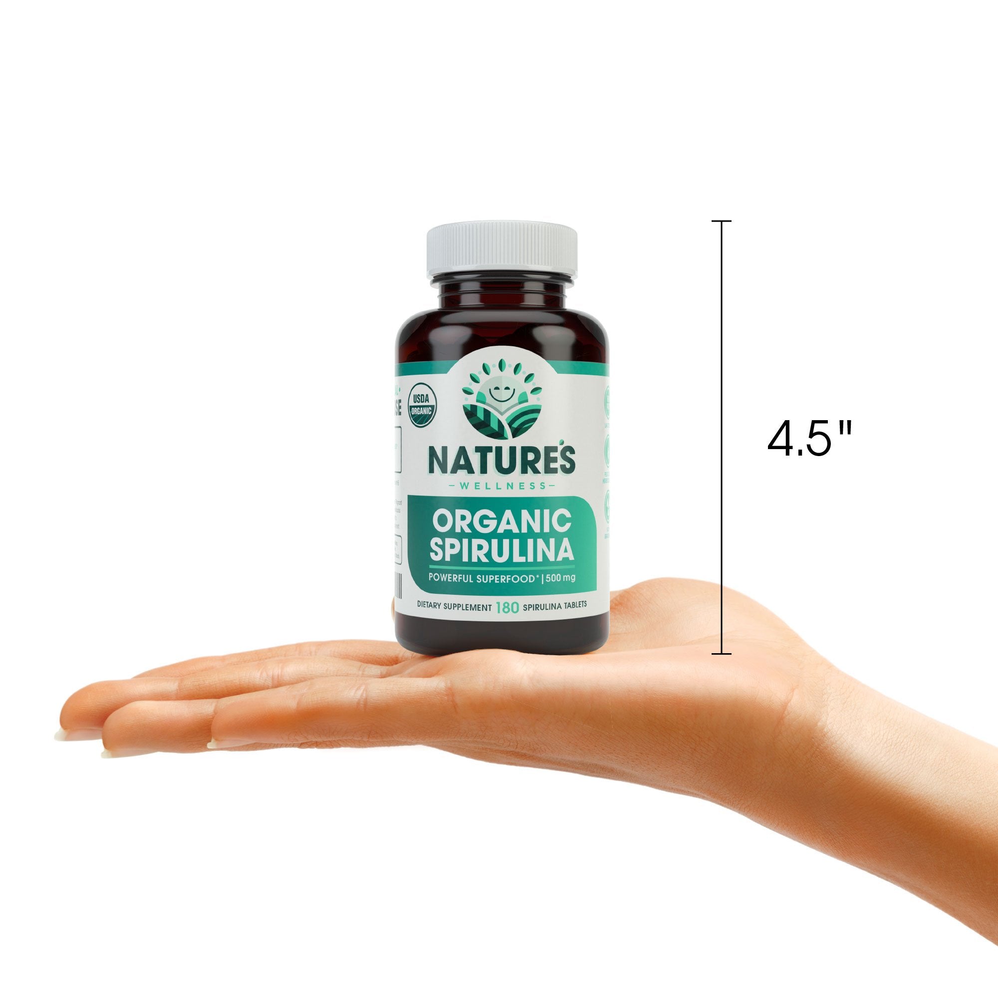 Spiruline non irradiée, fraîche et naturelle de Natures Wellness.