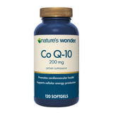 Nature's Wonder CoQ10, bouteille, énergie potentielle et routine quotidienne.